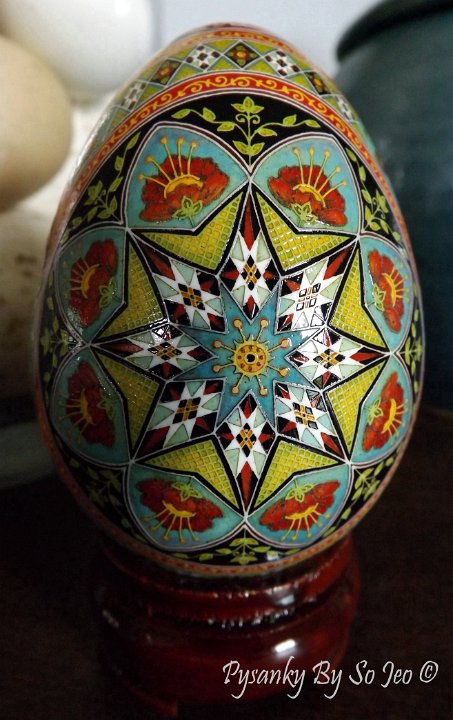 Over The Rainbow Ukrainian Easter Egg Pysanky By So Jeo